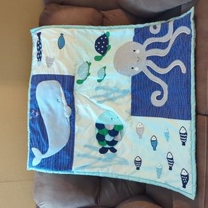 Lambs & Ivy Baby Blanket Quilt Oceania